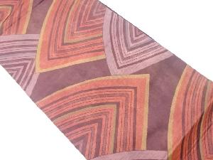 幾何学模様織出し袋帯